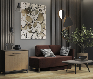 Кушетка Леон правый, велюр