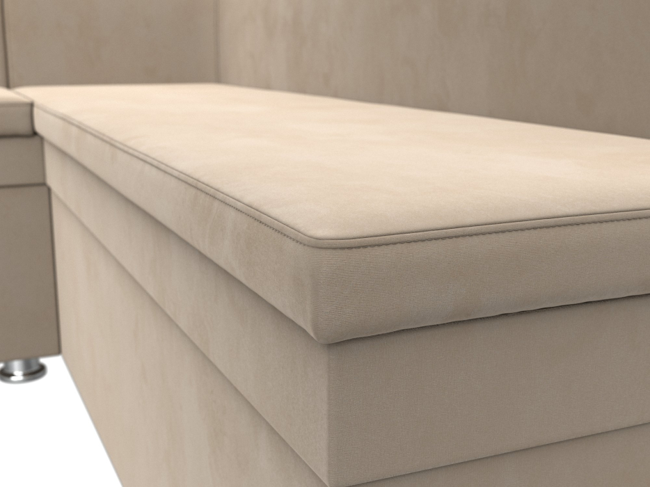 Диваны угловые кухонные, Диван кухонный угловой Уют левый угол, велюр