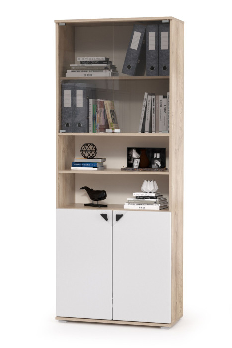 Детские комнаты, Рабочий стол с полкой и шкафом Бостон № 37