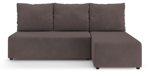 Угловой диван Каир Lux, велюр, правый