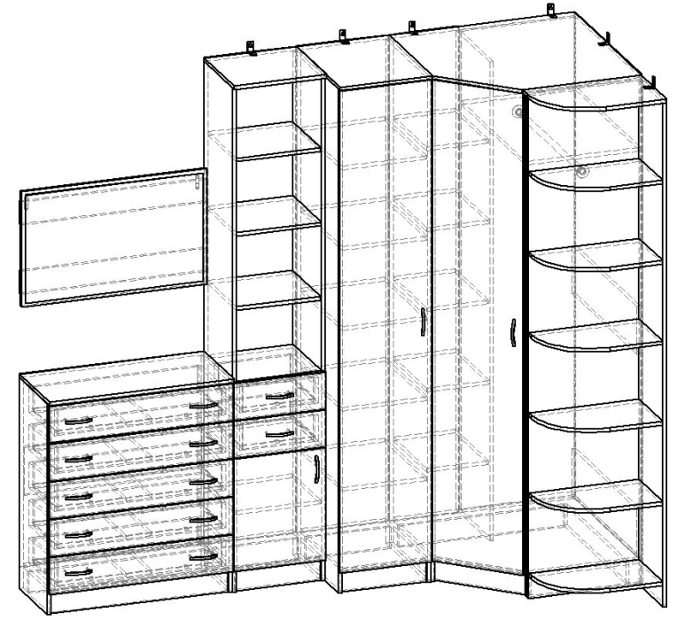 Угловые, Композиция ГОРИЗОНТ-17 