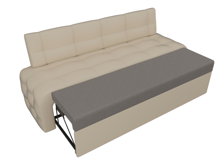 Диваны прямые кухонные, Кухонный прямой диван Люксор, экокожа