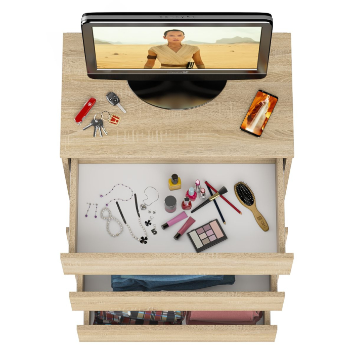 Комоды, Узкий комод пять ящиков Мори МК700.5