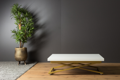 Стол трансформер Compact (золото)