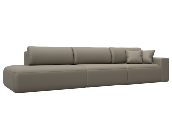 Диван прямой Лига-036 НПБ Модерн Лонг подлокотник справа, экокожа GRIFON