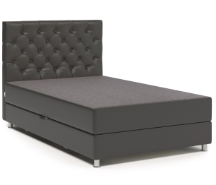 Кровать тахта Шармэль 160 с подъемным механизмом, рогожка / экокожа