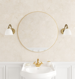 Дизайнерское настенное зеркало GENGLASS Rauntel M в металлической раме