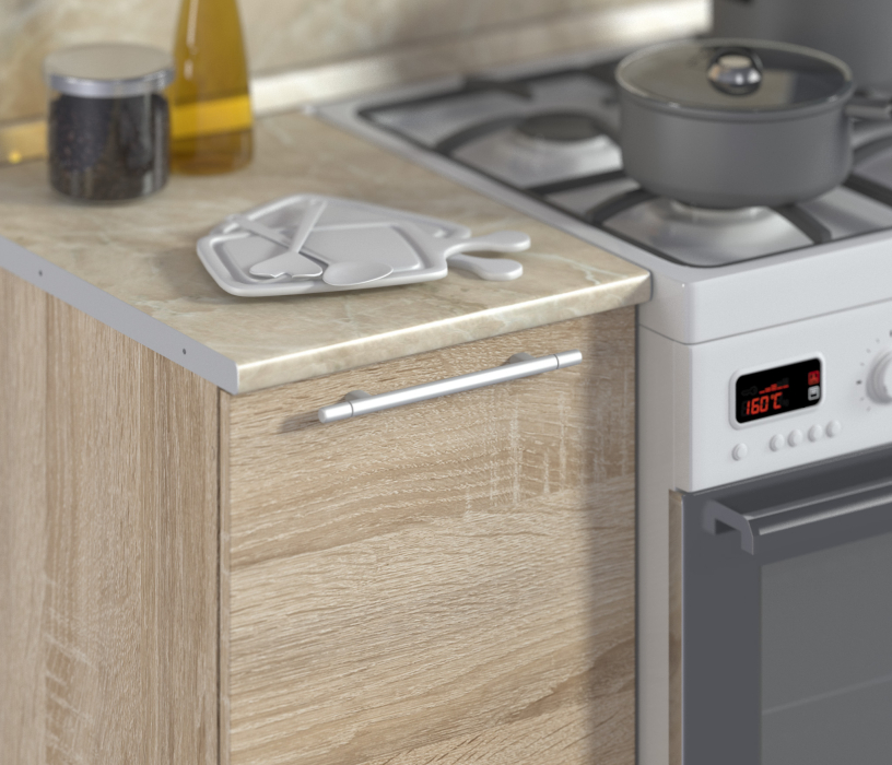 Кухонные гарнитуры, Кухонный гарнитур Ангелина Классик Дуб Сонома 40 см