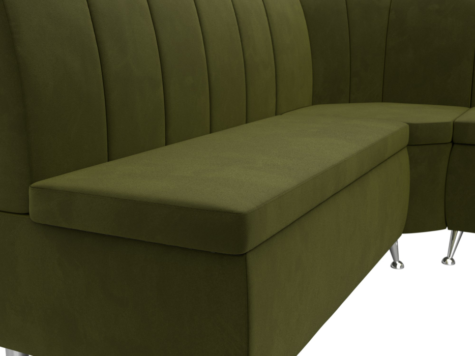 Диваны угловые кухонные, Диван кухонный угловой Кантри правый угол, микровельвет