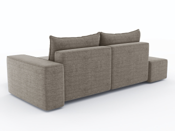 Диван-кровать угловой Кензо еврокнижка, рогожка Люкс