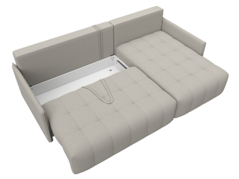 Диван угловой Лига-054 НПБ угол универсальный, рогожка Амур