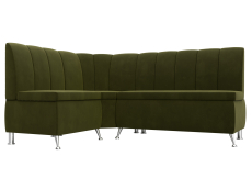 Диваны угловые кухонные, Диван кухонный угловой Кантри левый угол, микровельвет