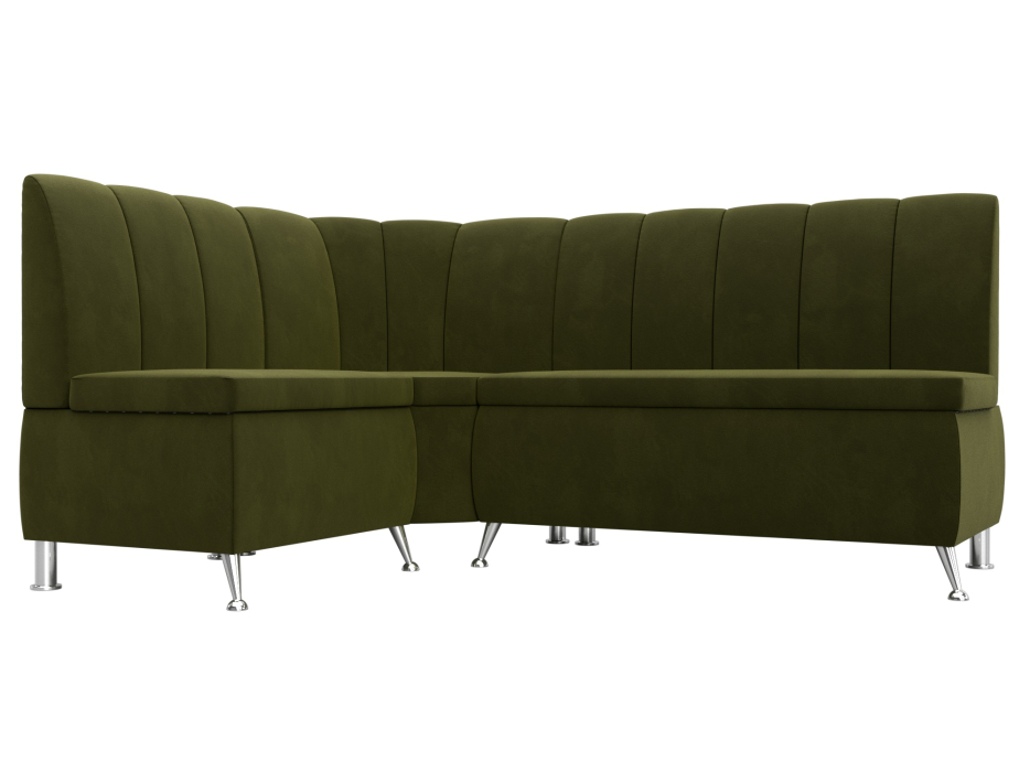 Диваны угловые кухонные, Диван кухонный угловой Кантри левый угол, микровельвет