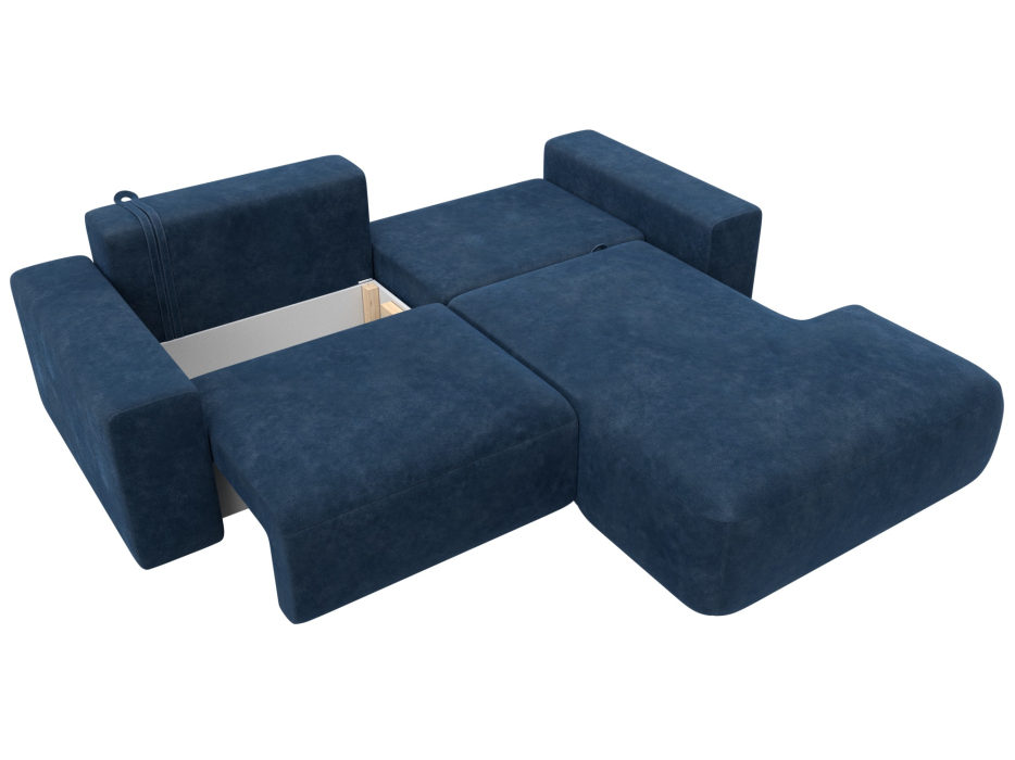 Диваны угловые в гостиную, Диван угловой Лига-036 НПБ Классик правый угол, велюр BRUT 