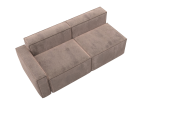 Диван угловой модульный Лига-063 угол левый, велюр TOWER