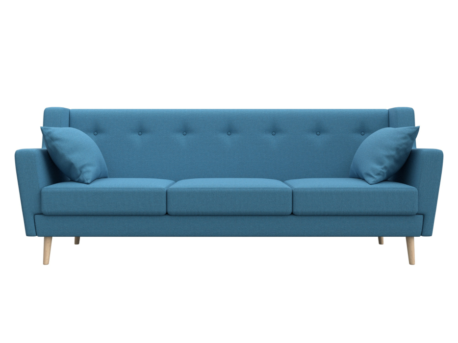 Диваны прямые кухонные, Диван кухонный прямой Брайтон 3, рогожка Амур