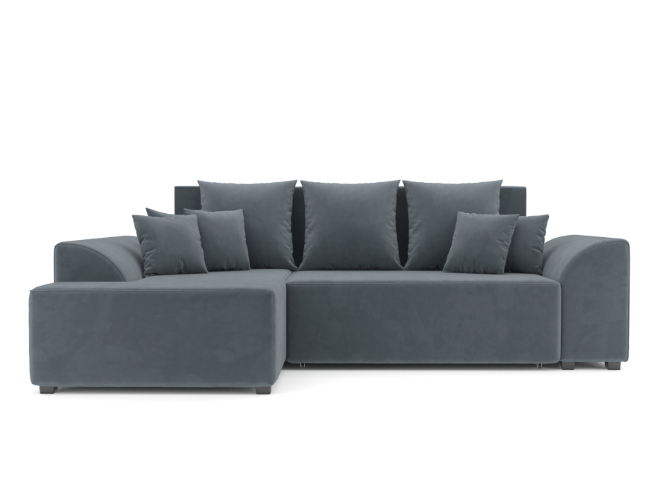 Диваны угловые в гостиную, Диван Каскад Левый угол (Велюр)