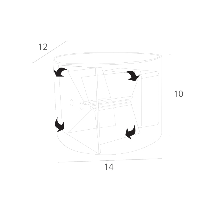 Настенный светильник, Уличный настенный светильник RULLO