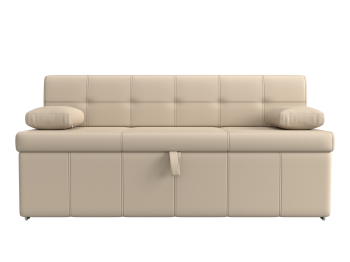 Кухонный прямой диван Лео, экокожа