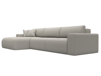 Диван угловой Лига-036 НПБ Классик Лонг левый угол, рогожка Амур