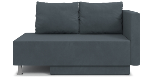 Кушетка Леон Lux, универсальный,  велюр