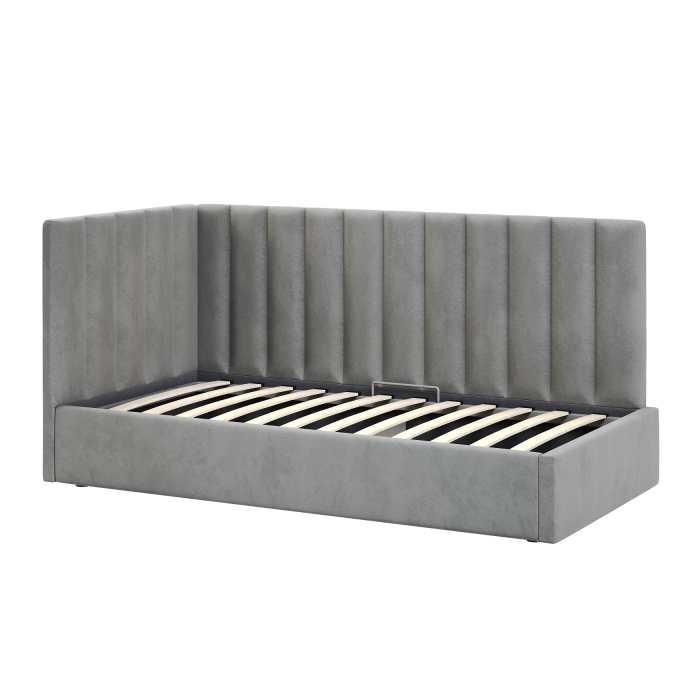 Кровати с мягким изголовьем, Кровать односпальная Меркурий-3 80х200